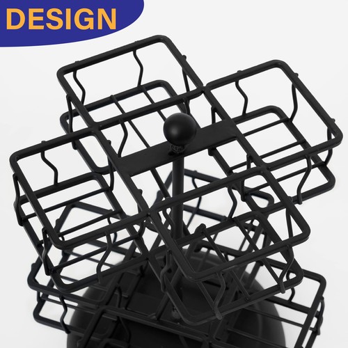 Tea Bag Storage and Organizer, Tea Bag Holder Black Coated Stainless Steel fo... - Picture 5 of 9