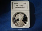 2005w US American Eagle Silver 1 Dollar 1 Troy Oz .999 fine US Mint Issue Gem BU
