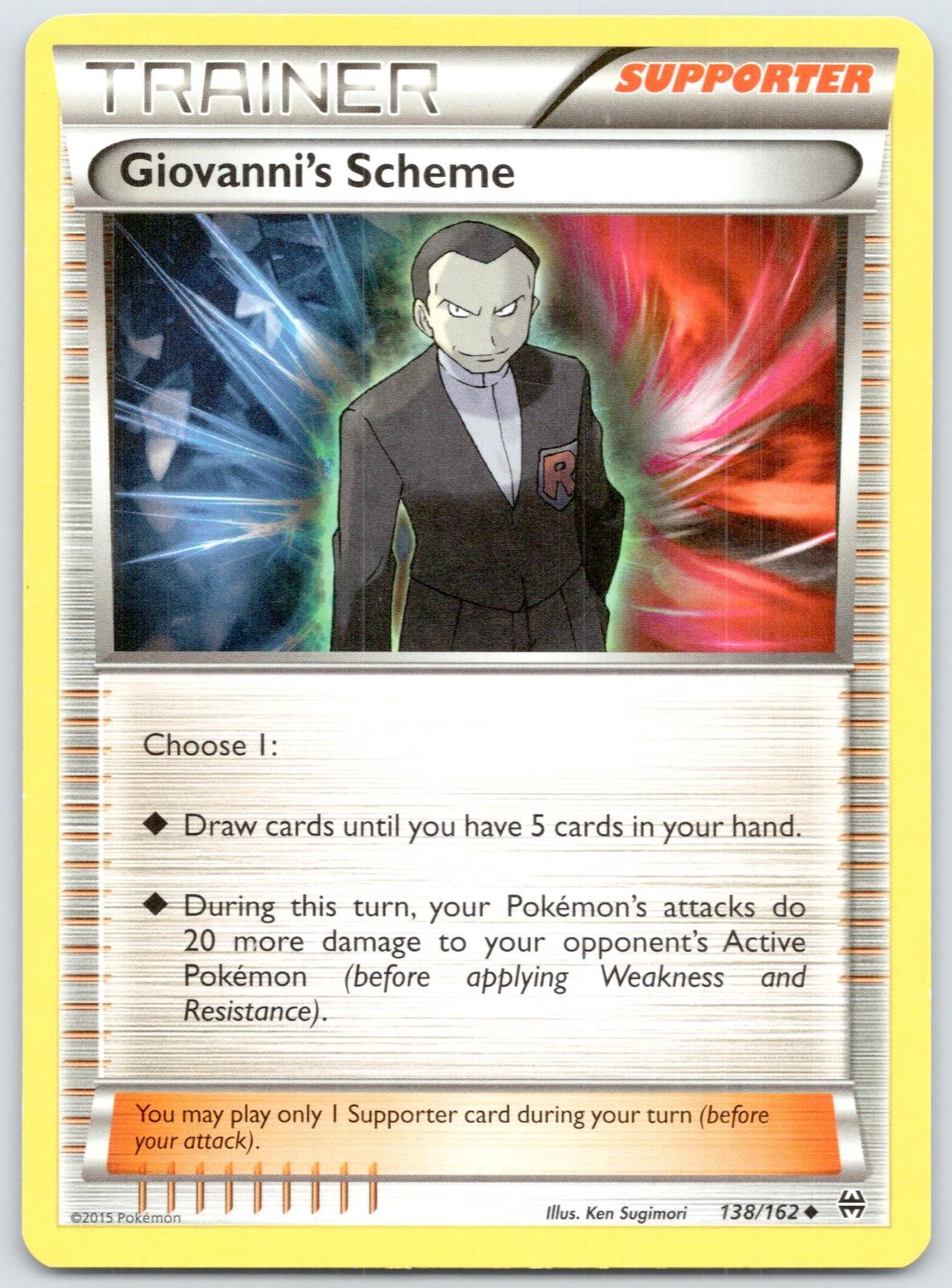 Giovanni's Scheme 138/162 BREAKthrough Lightly Played