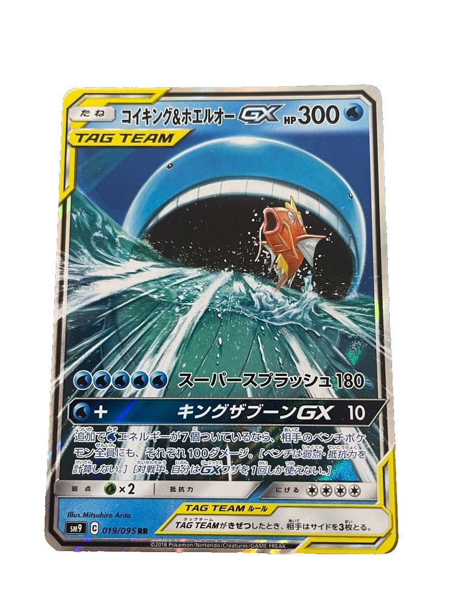 Magikarp Wailord GX RR 019/095 SM9 Tag Bolt Pokemon Card