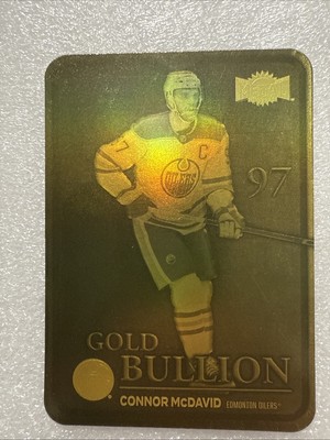 2024-25 Skybox Metal Universe Connor Mcdavid GOLD BULLION SP
