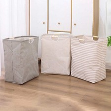 Large Capacity Laundry Storage Dirty Clothes Storage Basket with Handle Hamper C