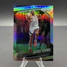 2025 Panini Prizm WNBA Jackie Young #23 Silver Prizm Las Vegas Aces