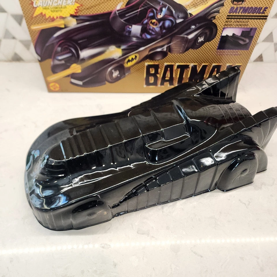 Batimóvil de la película Batman ToyBiz 1989 con caja y misiles. Nuevo en caja abierta Foto 2 de 4