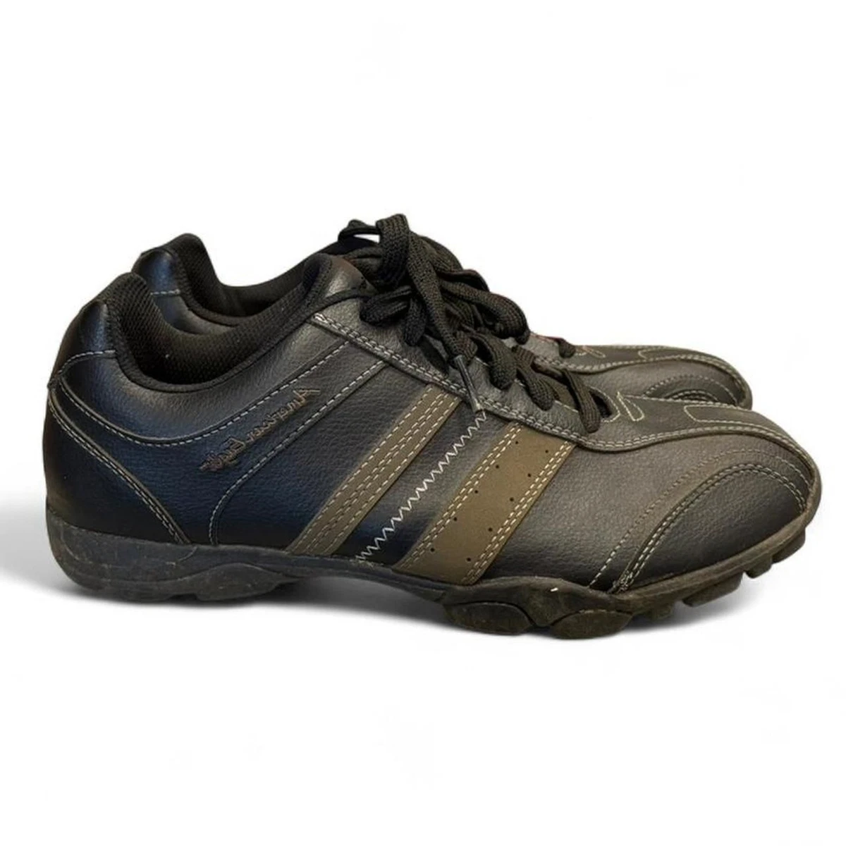 Baskets en cuir pour hommes - - Slim gespot