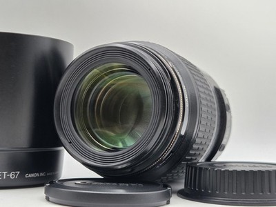 [ NEAR MINT+ ] Canon EF 100mm F2.8 Macro USM Prime AF MF Lens W/Hood From JAPAN