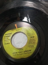 John Ono Lennon: Instant Karma 1970 Apple 1818  45rpm