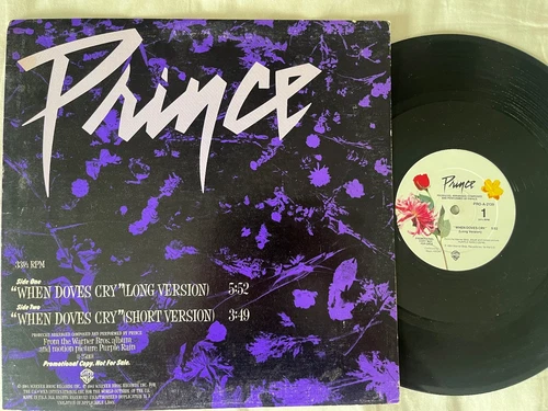 Prince – When Doves Cry 12" [1st US Press, Promo] WARNER BROS H