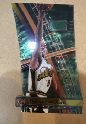 1998-99 Topps Stadium Club - Triumvirate Gary Payton #T7B Luminous