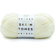 Anti-Pilling Knitting and Crochet Yarn Skein Tones Basic Ivory Single Pack