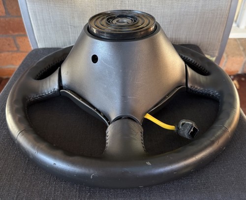 NISSAN 1991-97 BLUEBIRD N13 SSS GENUINE COMPLETE BLACK STEERING WHEEL & PAD!! - Afbeelding 14 van 19