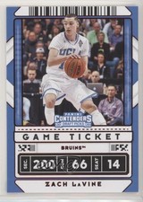 2020 Panini Contenders Draft Picks Variation Game Ticket Red Zach LaVine #25 pk3