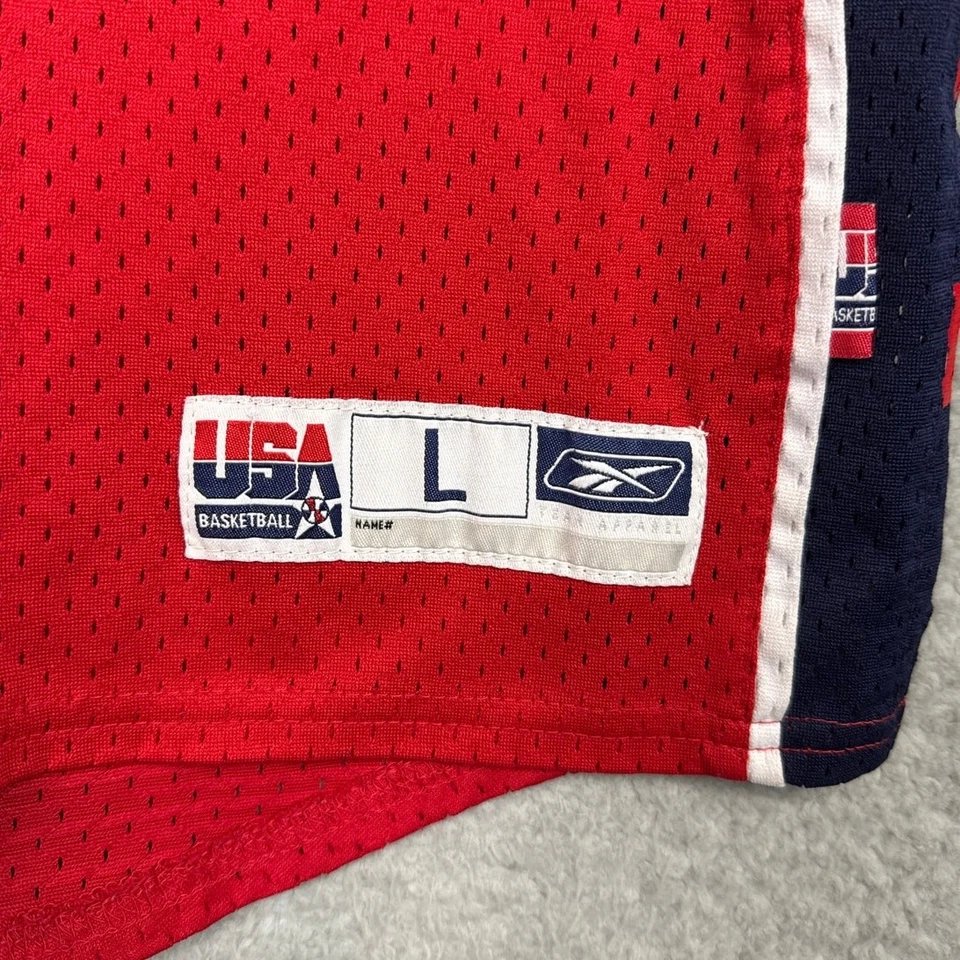 Camiseta deportiva Lebron James Y2K EQUIPO EE. UU. 2004 Juegos Olímpicos de Atenas 9 Reebok Swingman niños L Foto 4 de 4