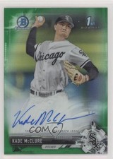 2017 Bowman Draft Chrome Pick Green Refractor 72/99 Kade McClure Auto 8k4