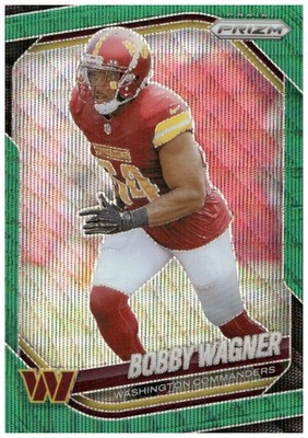 2025 Panini Prizm #261 Bobby Wagner Green Wave