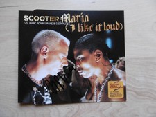 H. P. Baxxter autograph signed CD cover "Scooter - Maria (I Like It Loud)"
