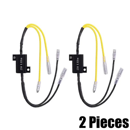 2x Moto Resistance Power Resistor Loads Decoding for LED Turn Signal Flash Light - Picture 2 of 9