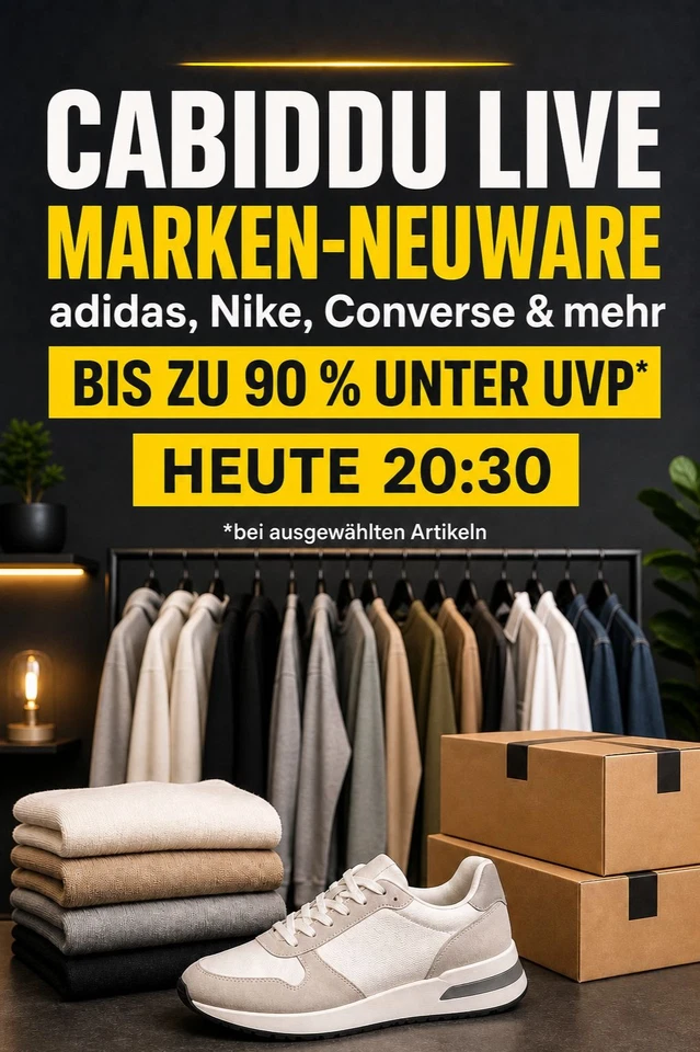 MARKEN-OUTLET LIVE-AUKTION AB 1 EURO