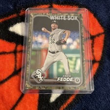 2024 Topps Series 2 Erick Fedde Green Camo Parallel Numbered 20/25 SSP