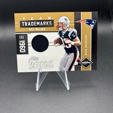 Wes Welker Cards and Autographed Memorabilia Guide 7