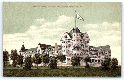 Postcard: Samoset Hotel, Rockland Breakwater, Rockland, Me. S. ''