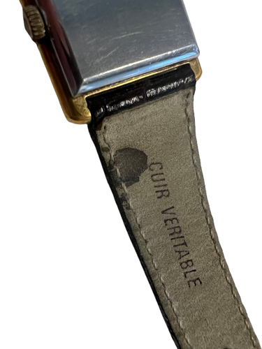 Montre Omega plaqué or avec bracelet en cuir dans sa boîte d'origine - Photo 12/19