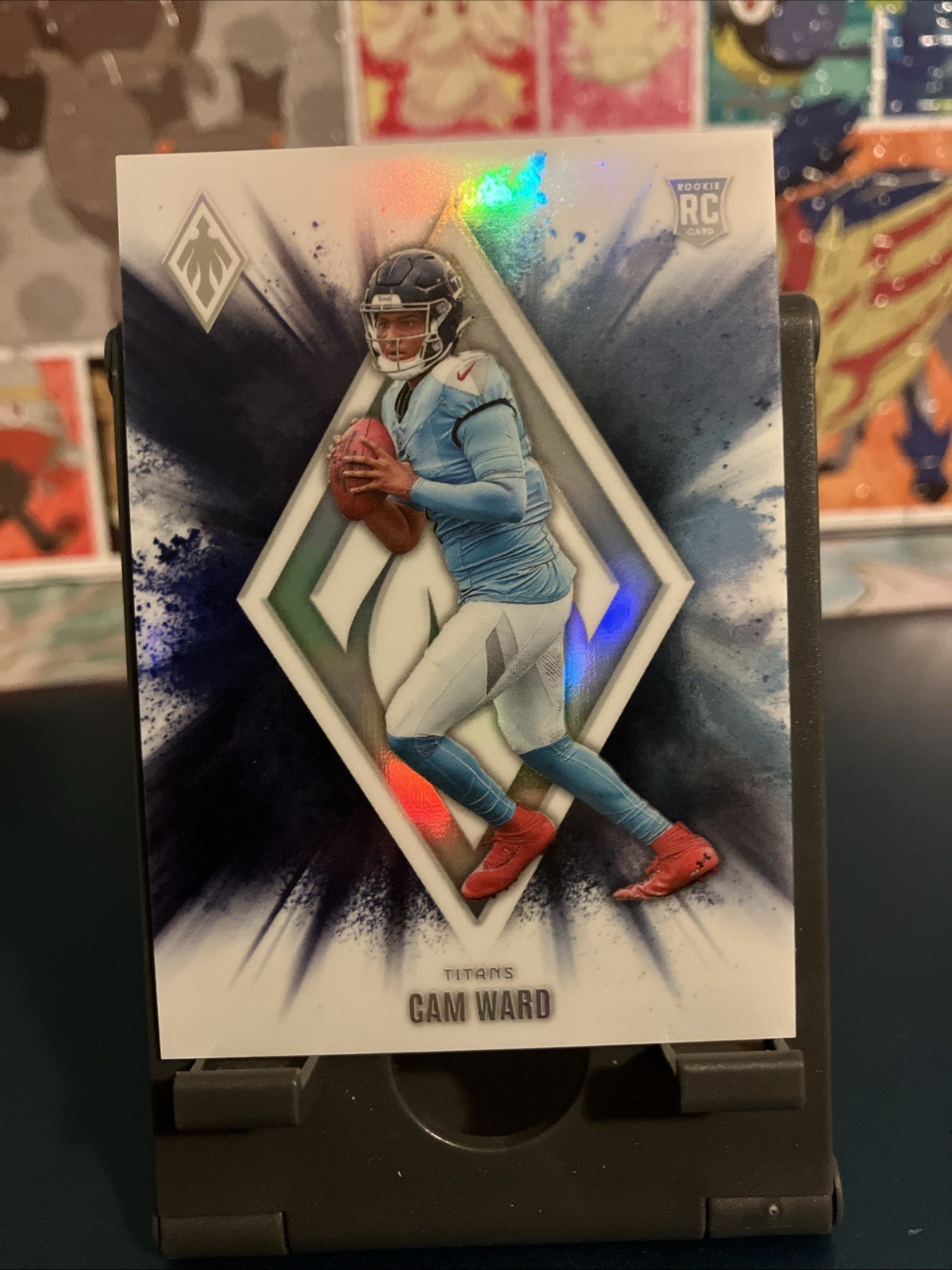 2025 Panini Phoenix Color Blast #11 Cam Ward Titans RC Rookie SSP CASE HIT