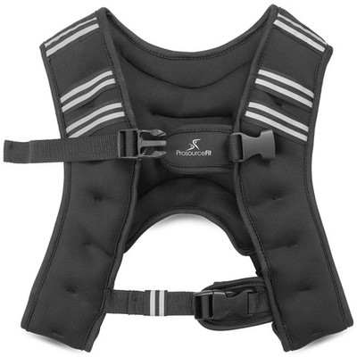 ProsourceFit Exercise Weighted Training Vest  20lb, black