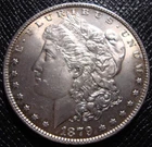Better Date 1879-P Morgan Silver Dollar - Blast White Near Gem Choice BU+