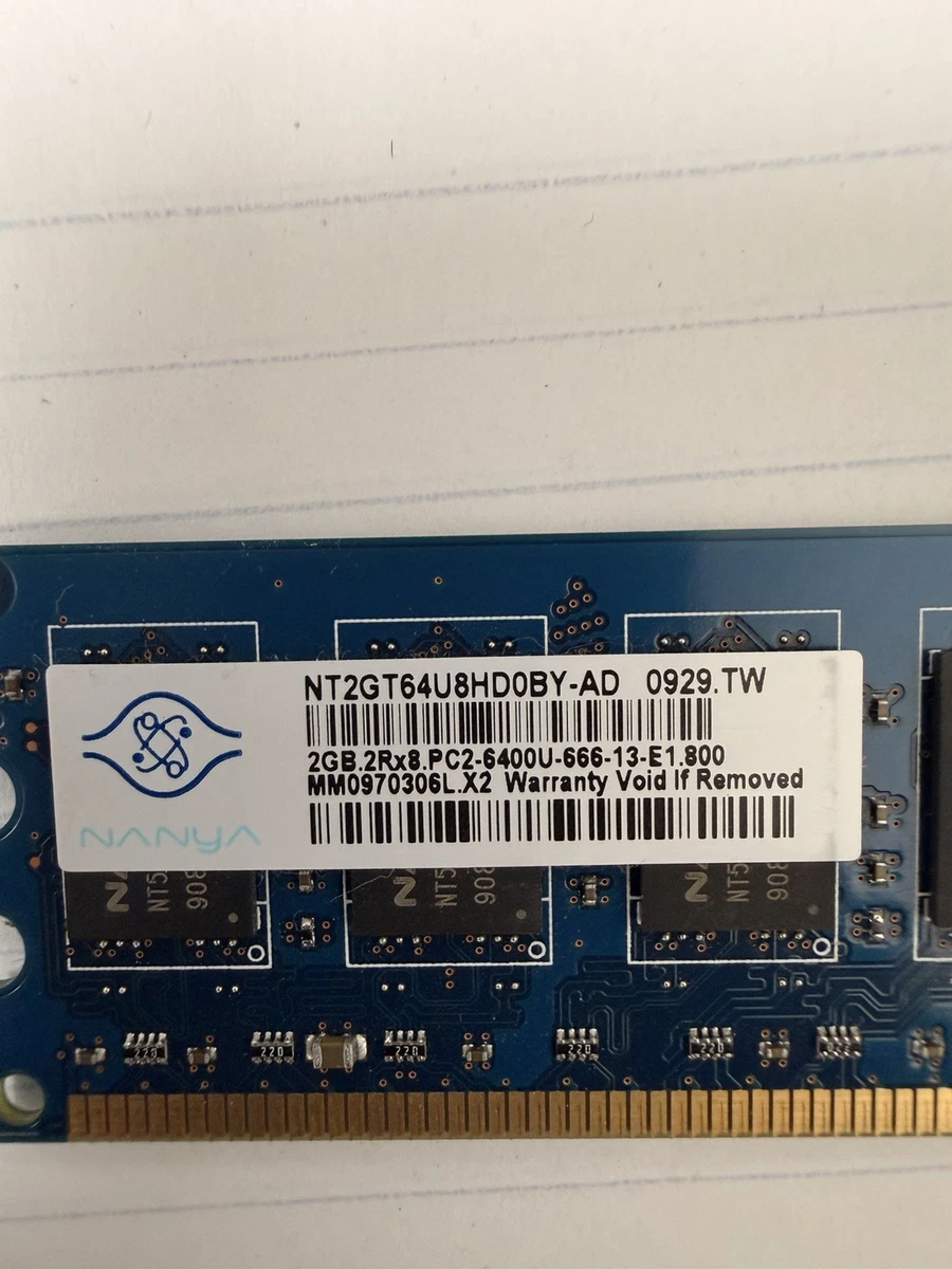 PC2-6400 DDR2-800 SDRAM for sale - eBay
