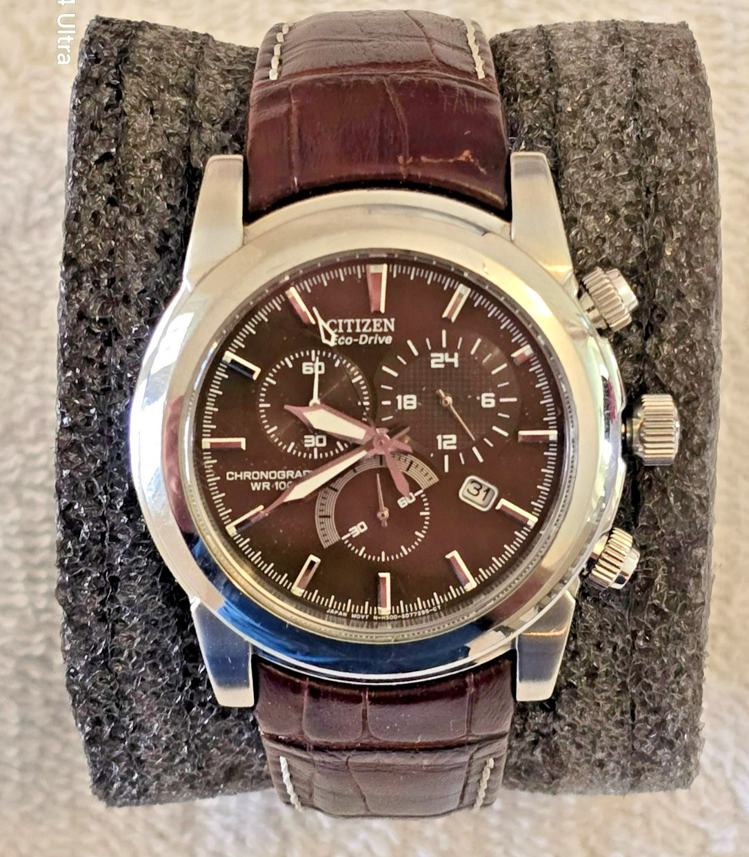 Quartz Vintage Citizens Watch Eco Drive H500 Chronograph - vintagewatches.pk
