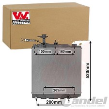 VAN WEZEL KÜHLER MOTORKÜHLUNG passend für MITSUBISHI SPACE | 32002266 VAN WEZEL KÜHLER MOTORKÜHLUNG passend für MITSUBISHI SPACE | 32002266