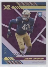 2020 Panini XR Rookie Purple 5/25 Julian Okwara #197 0ns7