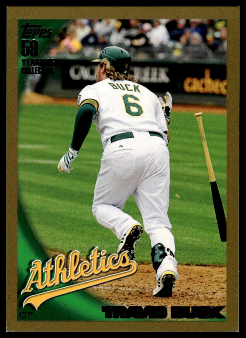 2010 Topps #322 Travis Buck Gold #/2010