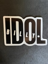 Billy Idol Sticker B&W Logo Iconic 80s New Wave Punk Rock Band UK for Laptop New