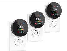 4 in 1 Carbon Monoxide Gas Detector Plug Combination Natural Gas Leak Carbon
