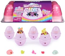 Hatchimals Alive Rainbow Splash Egg Carton Color Changing Surprise Toys