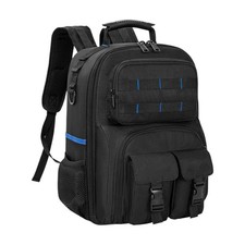 Heavy Duty Tool Backpack for Men – Multi-Pocket Work Bag for Electricians & Tech