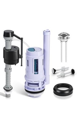 3-Inch Dual Flush Valve Replacement Kit, Universal Toilet Tank Parts & Mechanism