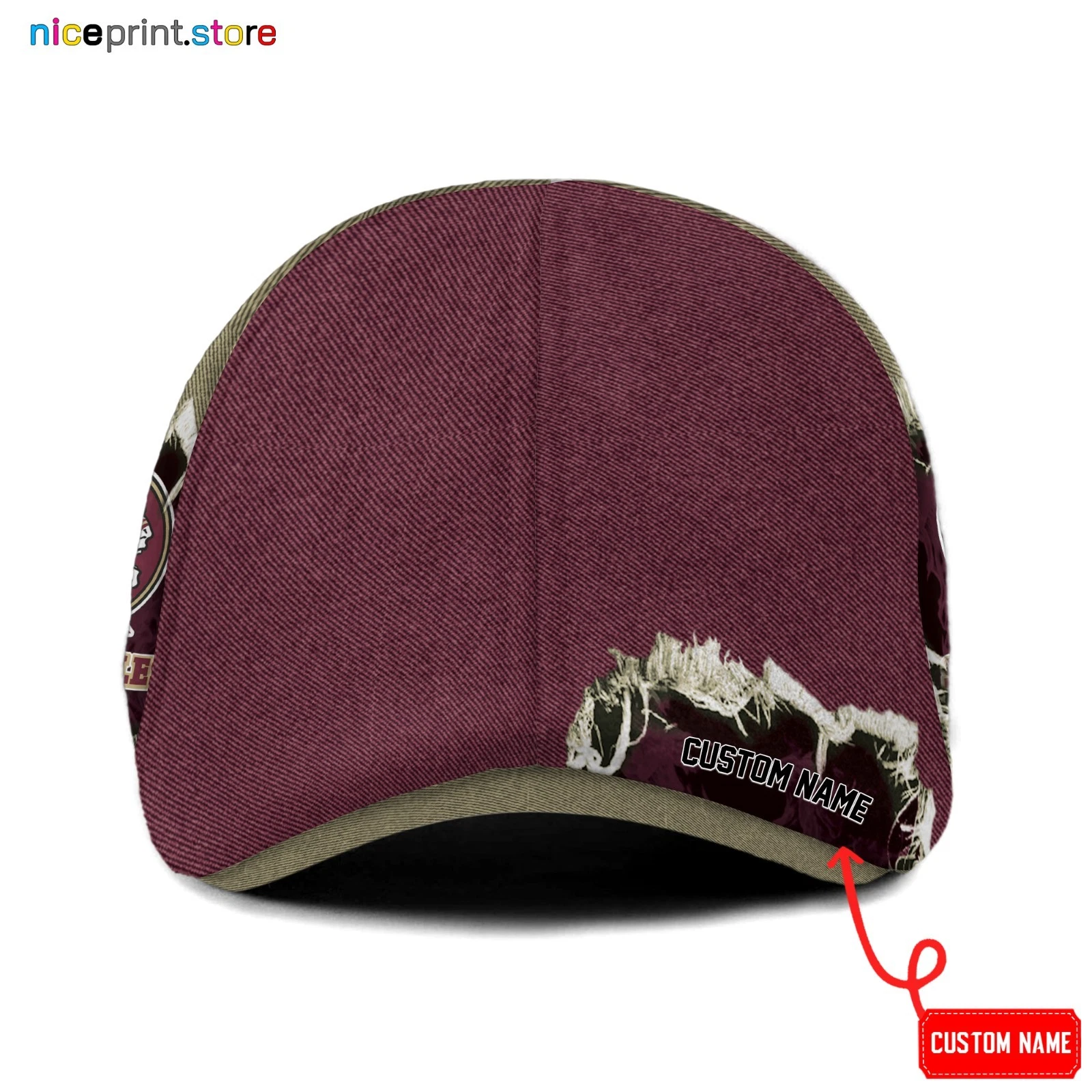 Florida-State-Seminole Ivy Cap, Newsboy Cap Gift For Men