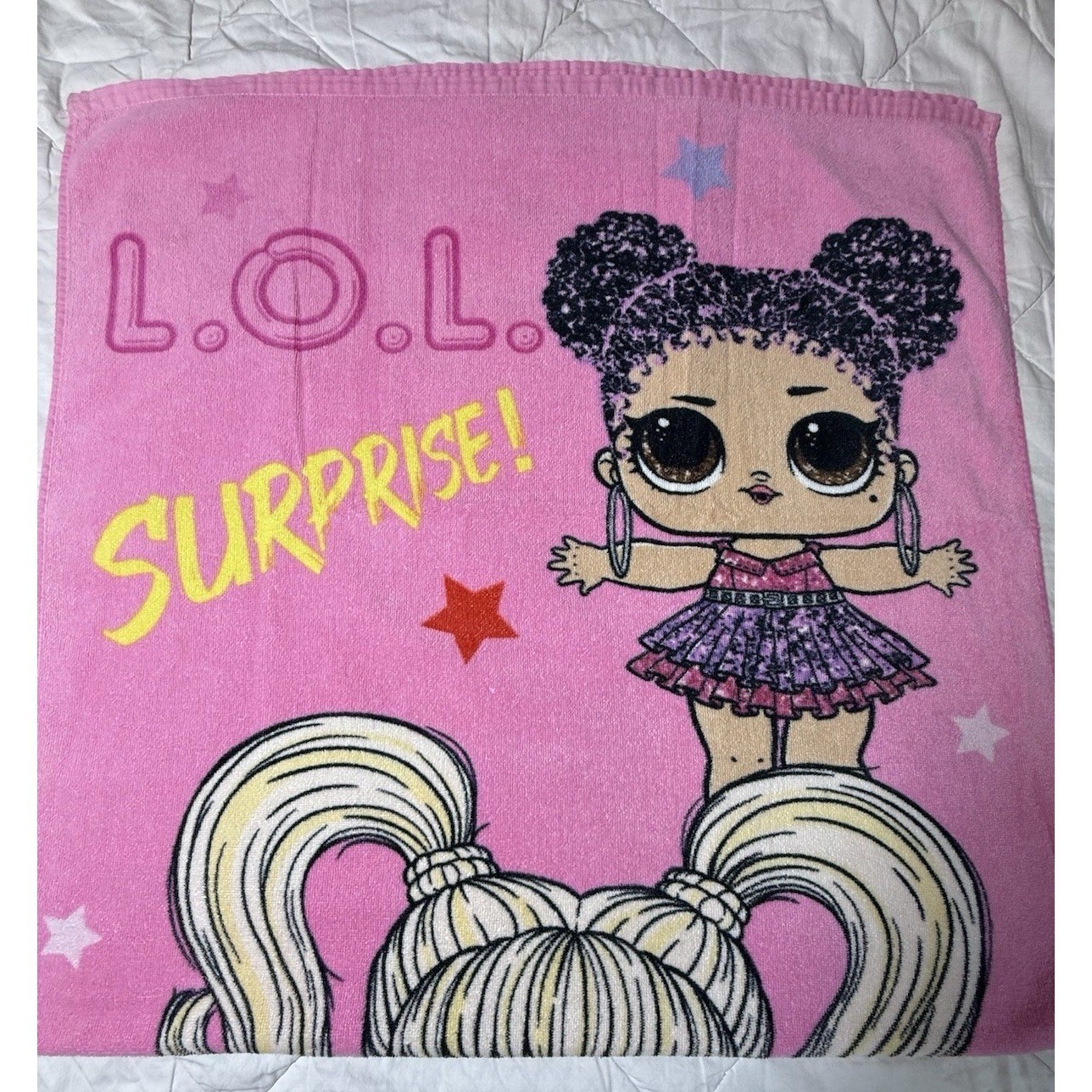 LOL Surprise Towel Pink Girls Kids Bath Beach Pool 29x54 MGA Doll Character