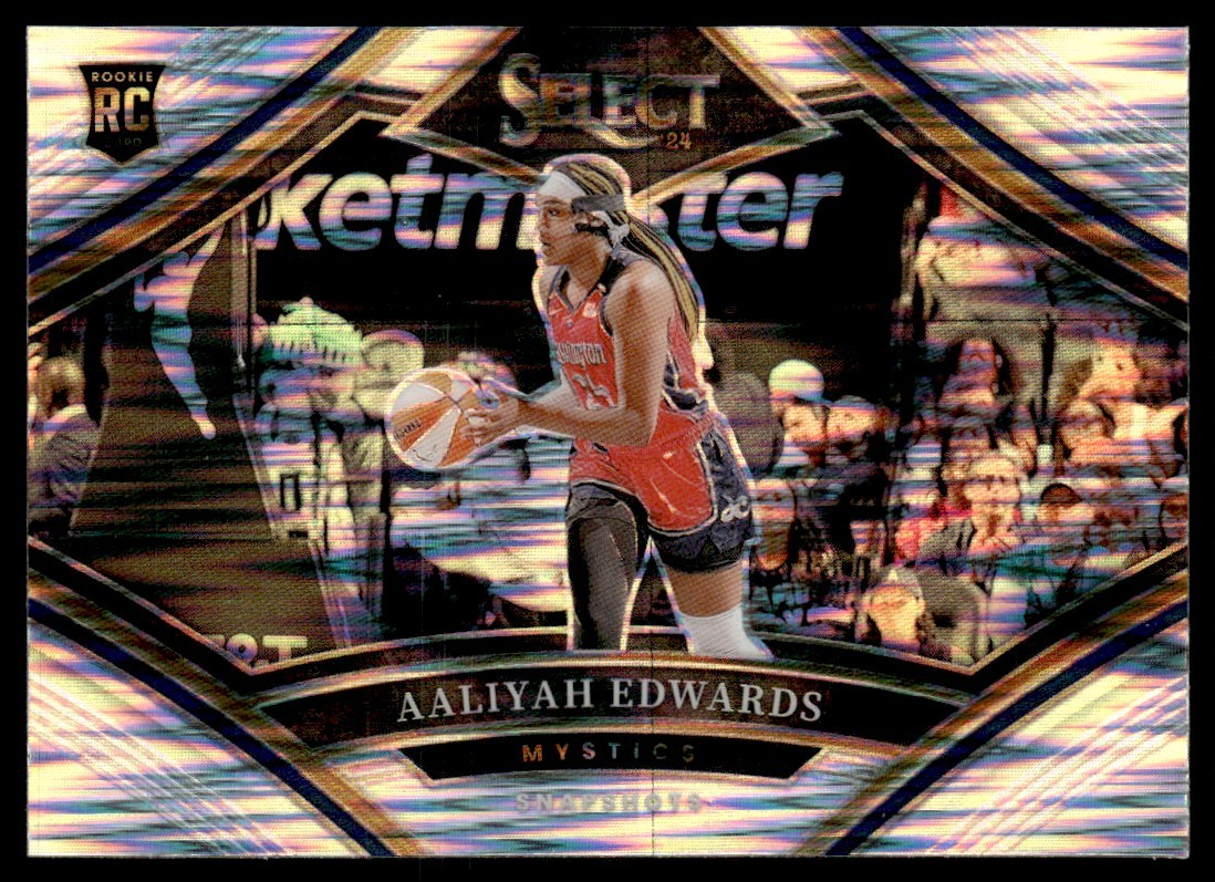 2024-25 Panini Select WNBA Snapshots Flash Aaliyah Edwards RC #7