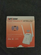 OptiCover N300 Wireless-N AP/Router W/Two External Antennas White