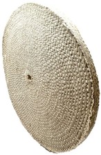 Pro-Graad 12" EOL Sisal Buffing Wheel, 11 Ply 1/2" Thick, 3/4" Arbor