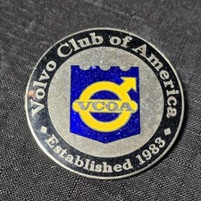 Volvo Club Of America Vcoa Grille Badge Emblem Established 1983 3 Inch Vintage Volvo Club Of America Vcoa Grille Badge Emblem Established 1983 3 Inch Vintage