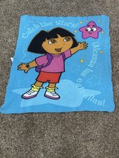 Dora the Explorer Fleece Throw Blanket Nick Jr Fleece Throw Y2K 2005