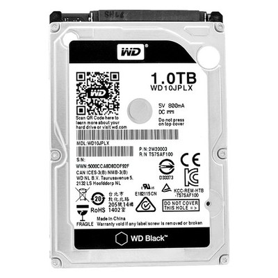Festplatte Western Digital 1TB WD10JPLX 32MB Cache 7200Rpm SATA III 2,5'' Zoll
