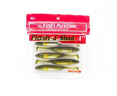 Fish Arrow Soft K�der Flash J Shad 4 Zoll 6 St�ck per pack #22 (2649)