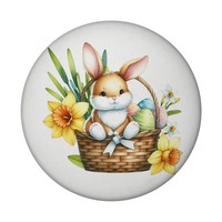 Osterhase Im Osternest Magnet Mit FlaschenöFfner Rund