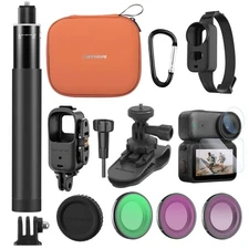 Travel Case bag Accessories kit strap mount holder Monopod Set for DJI OSMO Nano